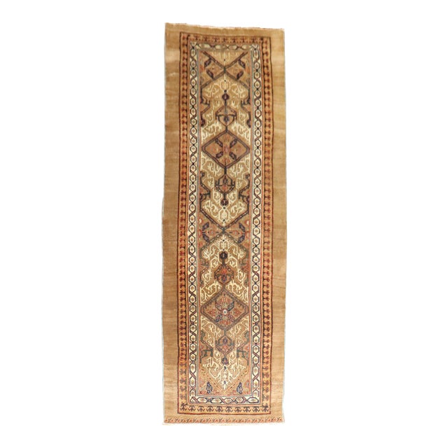 Late 19th Century Camel Hair Runner For Sale