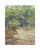 Beautiful mid-century plein air landscape of a California dry stream, by unknown artist Hatton (American, 20th Century),...