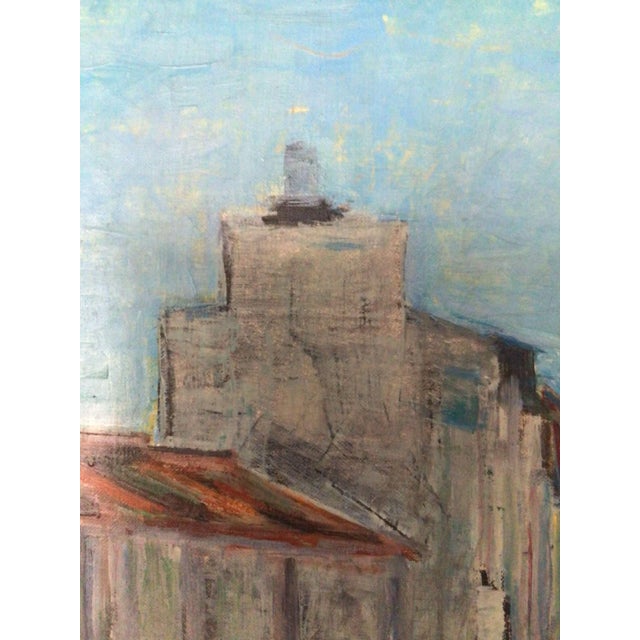 Finnish Artist, View of Tampere, 1960s, Oil on Canvas For Sale - Image 8 of 13