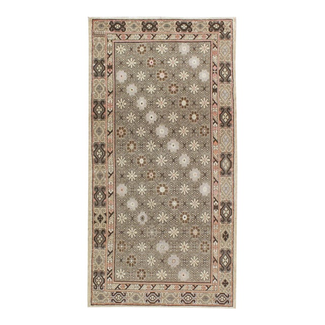 Galerie Shabab Collection Early 20th Century East Turkestan Khotan Rug For Sale