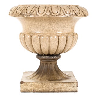 English Salt Glaze Garden Urn For Sale