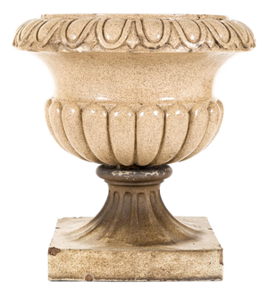 English Salt Glaze Garden Urn