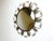 Vintage Brass Sunburst Mirror, 1960s For Sale - Image 6 of 10