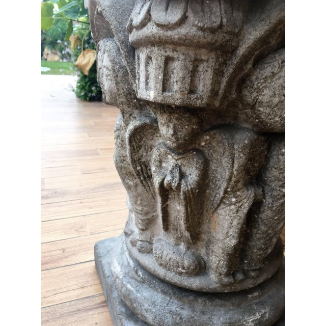 Classical Roman Style Terracotta Urn Depicting a Lovers For Sale - Image 4 of 7