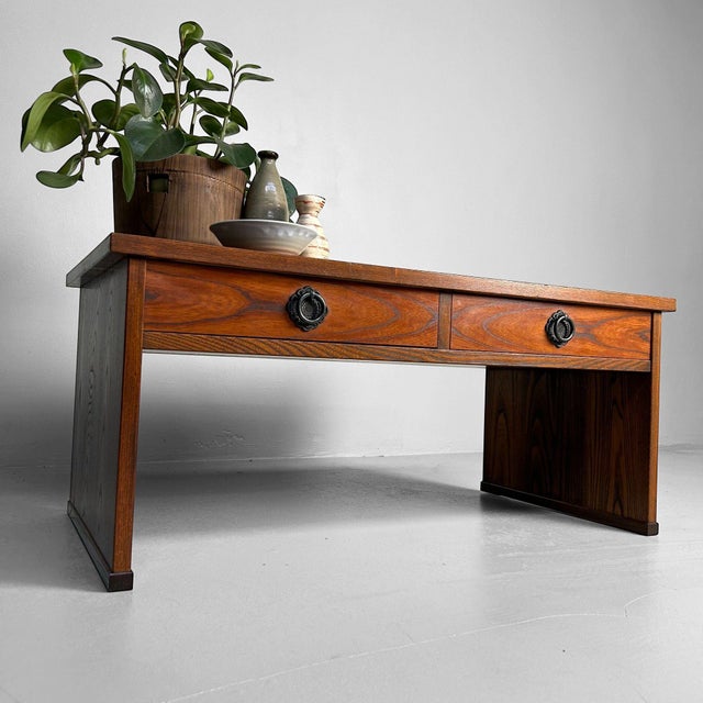 Vintage Japanese Writing Desk, 1970s For Sale - Image 16 of 18