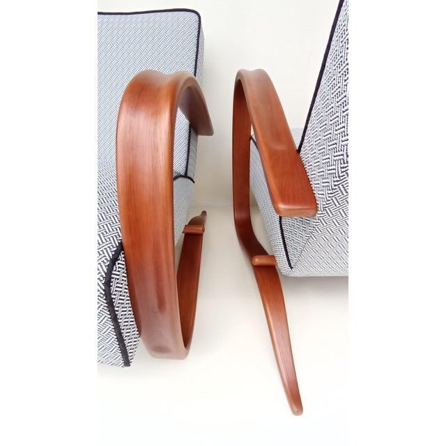 H-269 Lounge Chairs by Jindrich Halabala for Up Zavody, 1930s, Set of 2 For Sale - Image 11 of 14