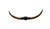 Large 41" Leather-Wrapped Steer Bull Longhorn, Rustic Cabin Wall Mounted Decor For Sale - Image 4 of 8