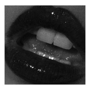 Sal Owen "Untitled (Lip Gloss)" Black and White Photograph , 2007