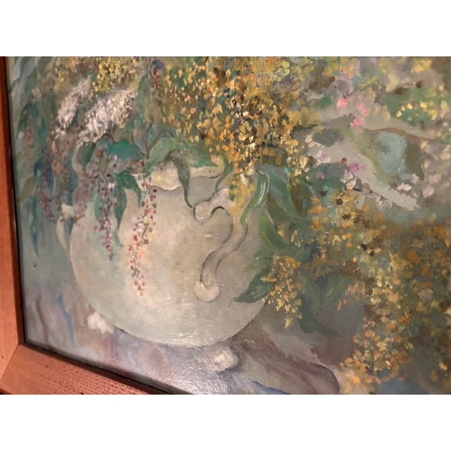 Realism 1970s Floral Still Life by Hans Kline, 1972 For Sale - Image 3 of 6