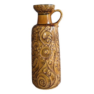 Vintage German Ceramic Vase by Bay-Keramik, 1970s For Sale