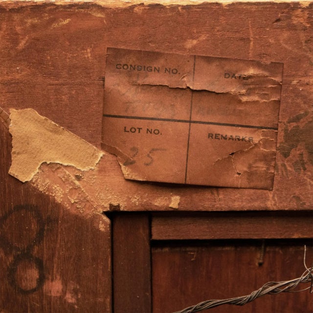 Wood 1920s Kanji (Kanzi) Nakamura "Portrait of Betsy" Painting, Framed For Sale - Image 7 of 9