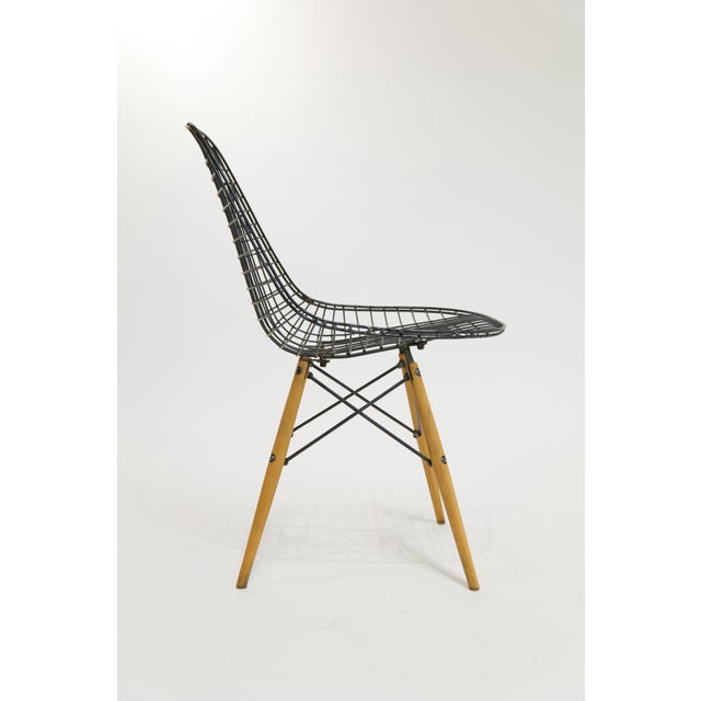 Eames Dowel Leg Wire Chair for Herman Miller, 1950s For Sale - Image 12 of 18