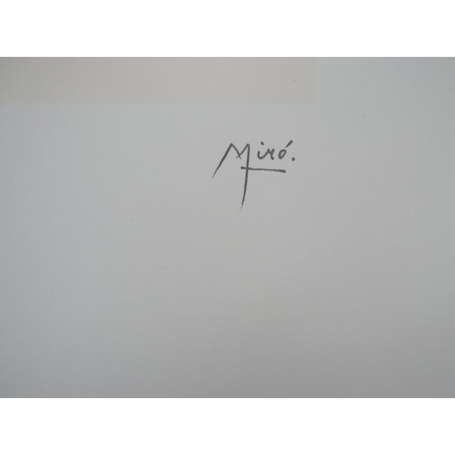 Joan Miró, Little Girl in the Garden, Signed Lithograph For Sale - Image 5 of 6