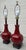 Pair of Vintage Chinese Oxblood Red Glazed Ceramic Table Lamps – 33.5" For Sale - Image 11 of 18