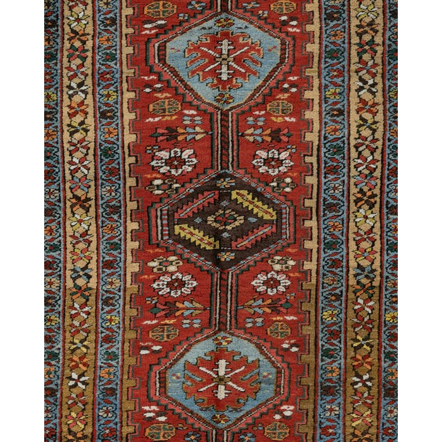 Vintage Circa 1940 Runner 3ft 4in X 14ft 5in For Sale - Image 9 of 15