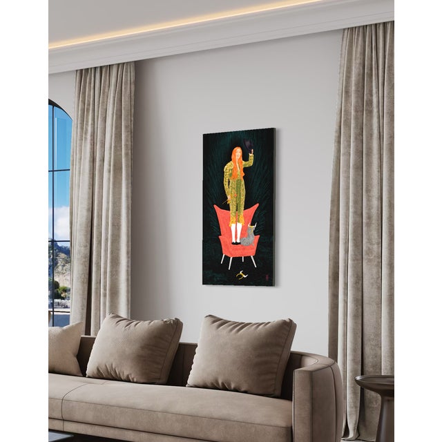 Catarina by Steve Moors 24'x48" Ready to Hang For Sale In New York - Image 6 of 11