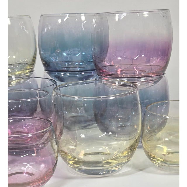 Glass Pastel Iridescent Roly Polies- Set of Twelve For Sale - Image 7 of 12