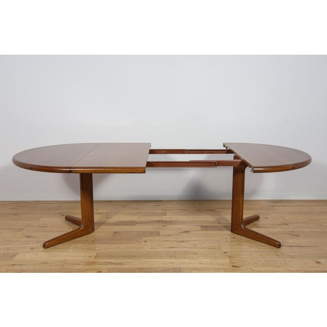 Wood Mid-Century Teak Extendable Dining Table, Denmark, 1960s For Sale - Image 7 of 18