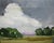 Miniature California Grassland Art 4X4 Lynne French landscape oil painting by Lynne French. The signed original painting...