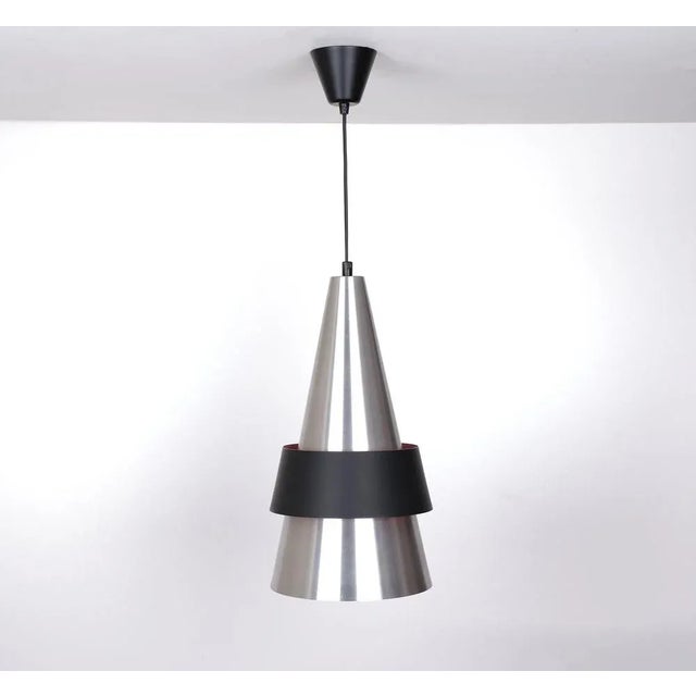 Corona Pendant Light by Jo Hammerborg for Fog & Mørup, Denmark, 1963 For Sale - Image 6 of 6