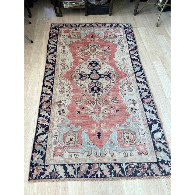 1920s, Handmade Antique Turkish Anatolian Rug 3.7' X 6.4' For Sale In New York - Image 6 of 6