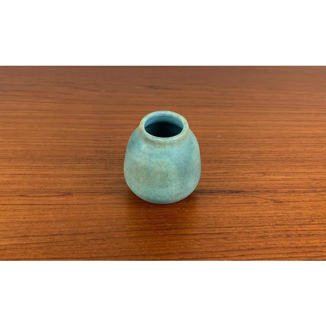 Ceramic Mid-Century German Minimalist Studio Pottery Vase by Lu and Gerd Grove, 1964 For Sale - Image 7 of 13