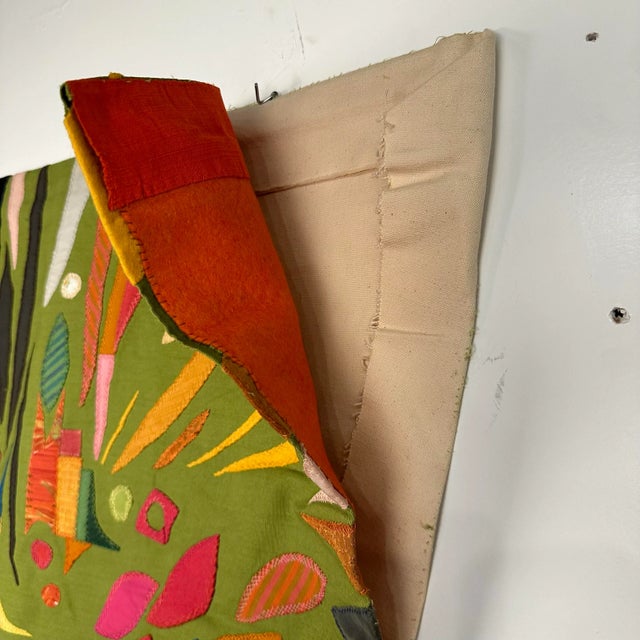 Mid 20th Century 1960s Studio Made Kristina Friberg Fiber Art Tapestry “Joy” For Sale - Image 5 of 12