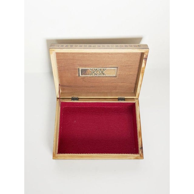 Large Wood Marquetry Box, France, 1970s For Sale - Image 10 of 15