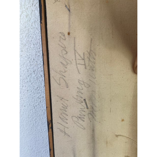 1980s Painting No 4 by Harriet Shapiro For Sale - Image 5 of 7