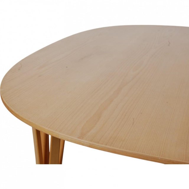 Dining Table in Beech by Piet Hein, 1980s For Sale - Image 14 of 17