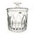 Late 20th Century Atlantis Chartres Lead Crystal Covered Vanity Jar With Original Lid, 6.5" For Sale - Image 5 of 12