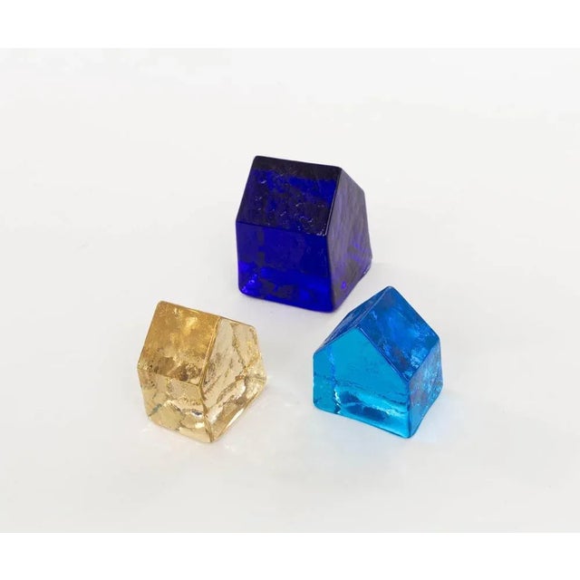 Mid-Century Modern Set of Three Murano Glass Objects by Carlo Nason for V. Nason & Co., 1970s, Set of 3 For Sale - Image 3 of 9