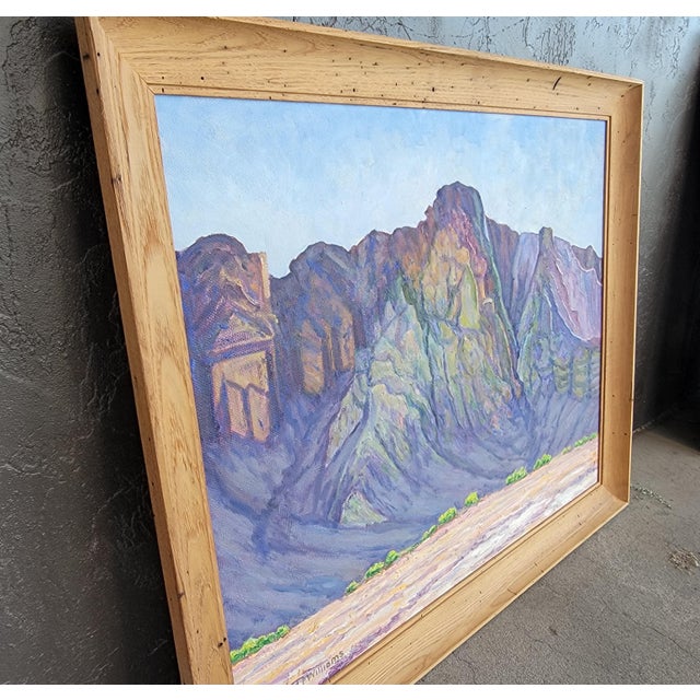 Post Impressionist Plein Air California Mountain Painting by Robert F. Williams For Sale - Image 3 of 7