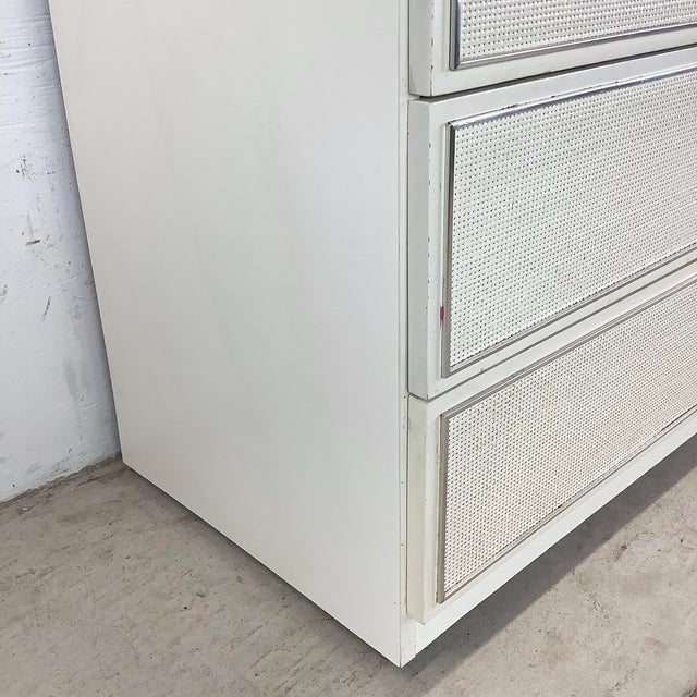 Vintage Modern Three Drawer Dresser With Mirror For Sale In Philadelphia - Image 6 of 12