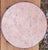 Wood 1954 Round Fruitwood Coffee Table With Inset Pink Italian Marble Top For Sale - Image 7 of 10