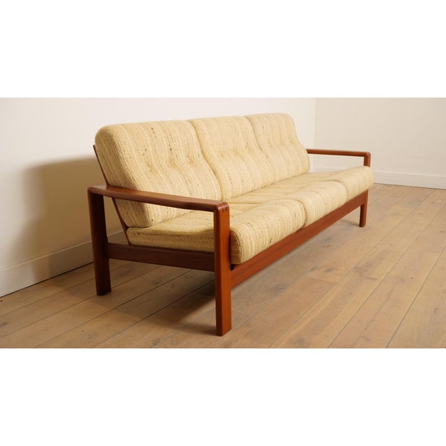 Vintage Three-Seater Sofa in Teak For Sale - Image 5 of 15