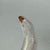 Glass Pair of Vintage French White Tin Glazed Terracotta Cat Figurines With Green Glass Eyes For Sale - Image 7 of 10