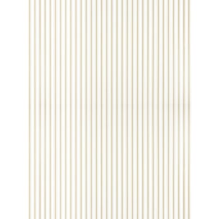 Sample - The House of Scalamandré Johnson Stripe Wallpaper, Dune For Sale