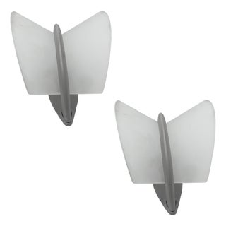 Mod. AP1006 Wall Lamps from Mazzega, 1985, Set of 2 For Sale