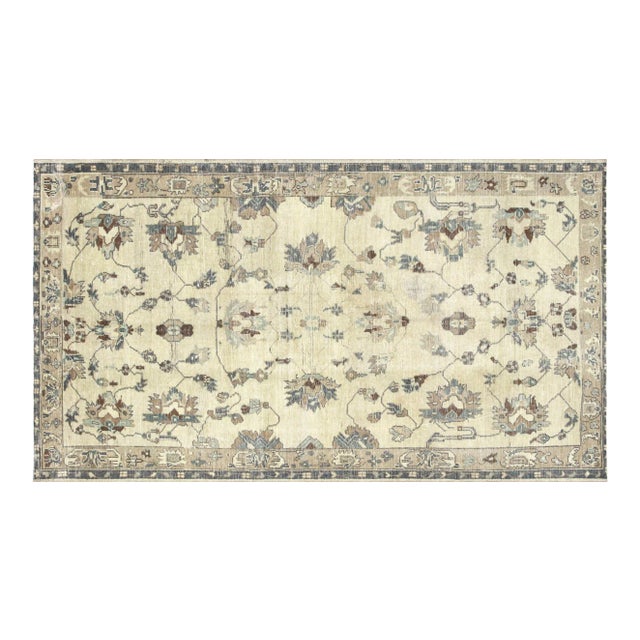 1960s Turkish Oushak Rug For Sale