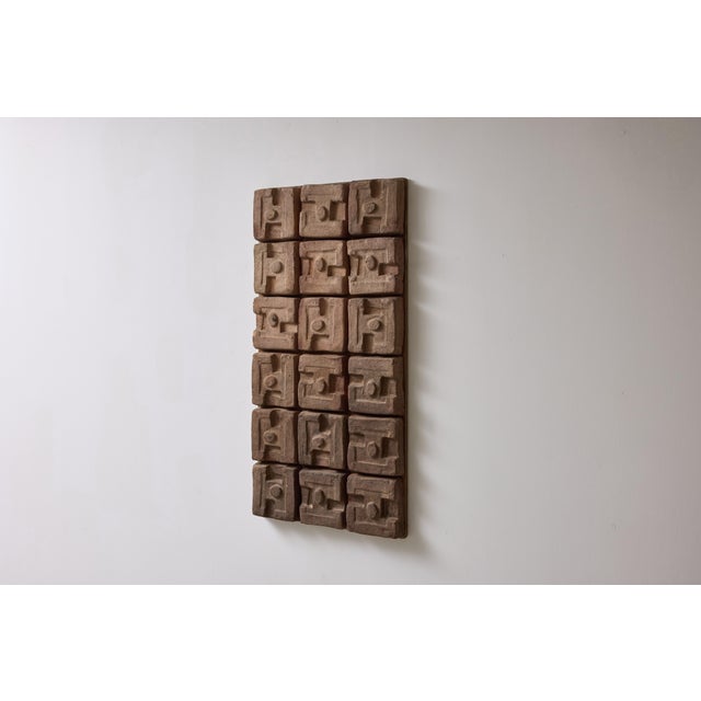 1960s Ceramic Inca Wall Panel by Georges Jouve, 1960s For Sale - Image 5 of 11
