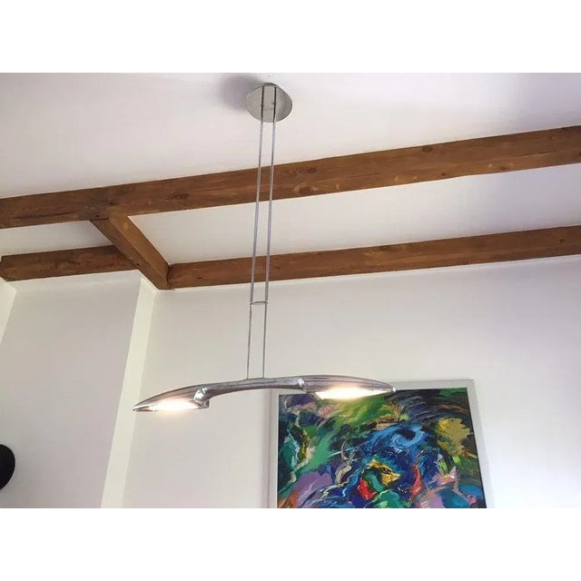 Metal Vintage Olympia Pendant Lamp by Jorge Pens for Blux, 1970s For Sale - Image 7 of 11