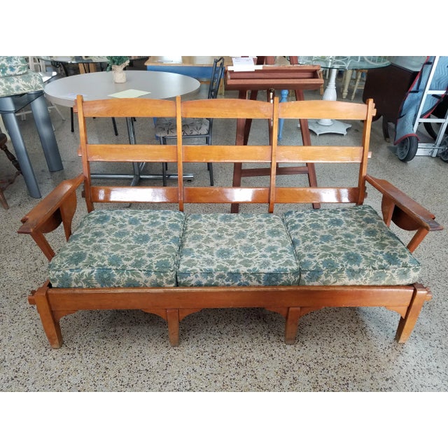 1950s Vintage Western Cowboy Monterrey Ranch Style Couch & Easy Chair For Sale - Image 10 of 13