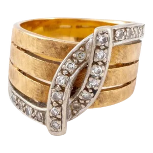 14k Yellow Gold Diamond Ring