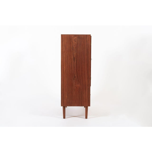 Mid Century Danish Teak Wood Storage or Bar Cabinet For Sale - Image 11 of 12