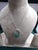 Modern 18k Gold Emerald and Diamond Pendant, 3.53ct Emerald For Sale - Image 3 of 8