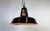 French Industrial Black Enamel Pendant Lamp from Mazda, 1960s For Sale - Image 11 of 18
