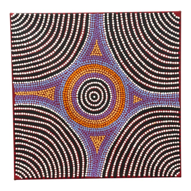 Katrina Nampijinpa Brown, Watiya-Warnu Jukurrpa (Seed Dreaming), Aboriginal Art on Canvas For Sale