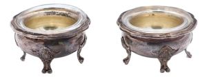 Silver Salt and Pepper Shaker Set, Set of 2