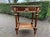 French Late 20c French Artisan Louis XVI Mahogany Marble Side Table For Sale - Image 3 of 13